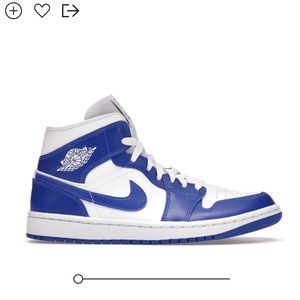 Jordan 1 mid (uk blue) (womens)